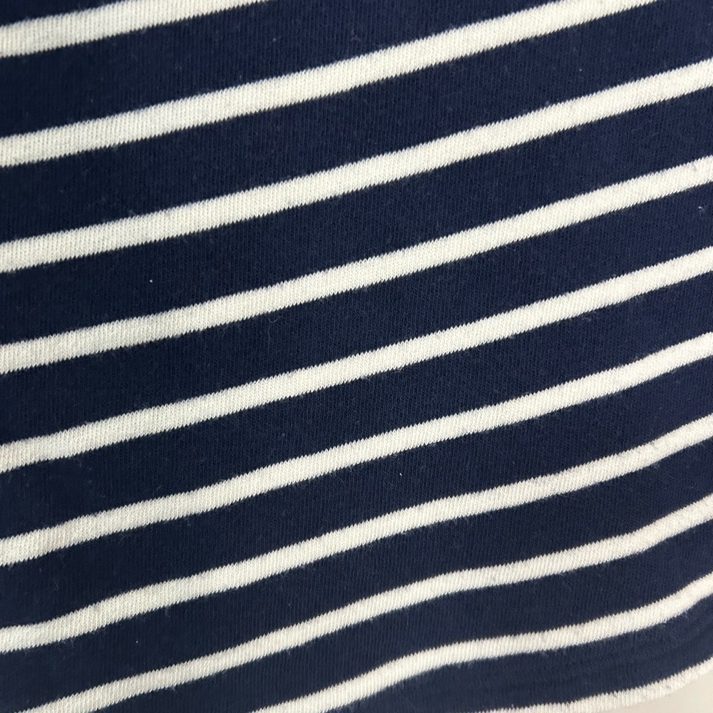Navy and White Striped Women's Top, Size S - Picture 5 of 6